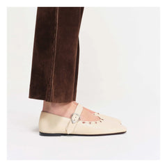 Socque Paris - Ballerinas Ginger Leder | Creme
