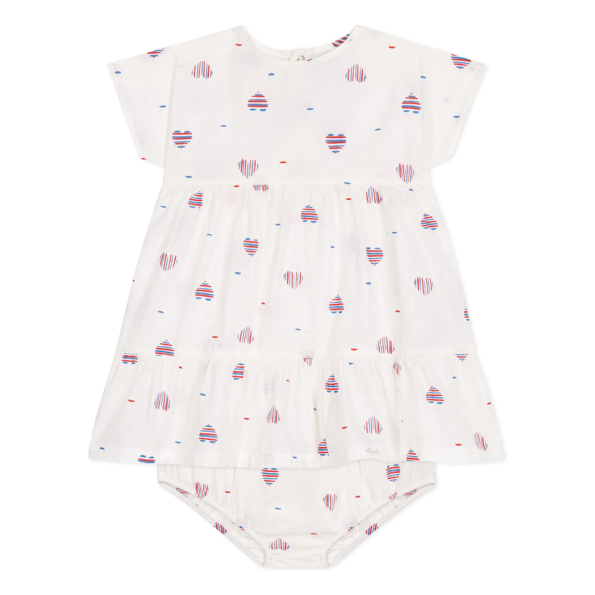 Petit Bateau – Strampler-Set aus Bio-Baumwolle mit Boot-Motiv | Creme