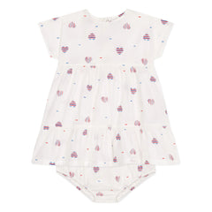 Petit Bateau – Strampler-Set aus Bio-Baumwolle mit Boot-Motiv | Creme