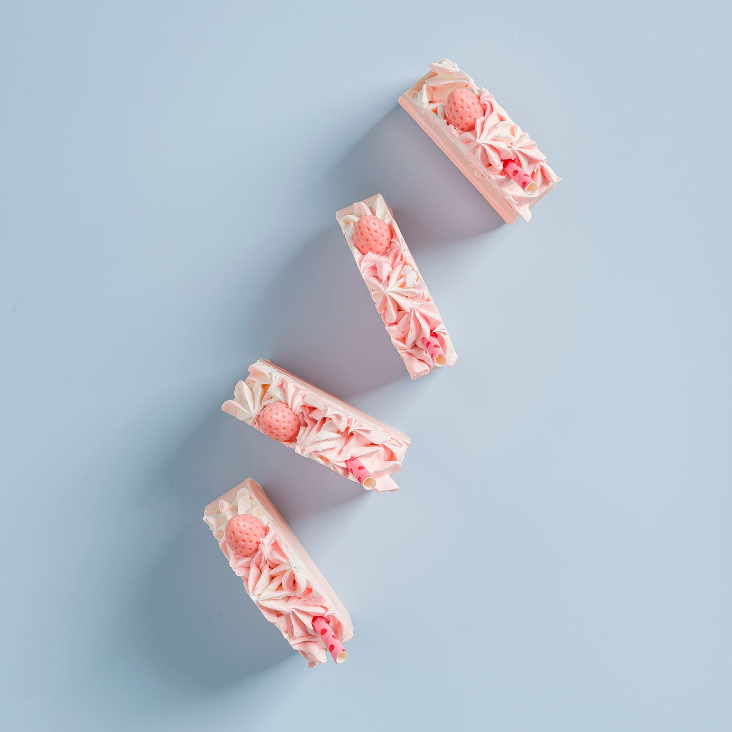 Baveal – Hand- und Körperseife mit Feuchtigkeitscreme im Design eines Tortenstücks