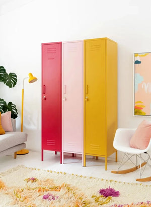 Mustard Made - Dünner Metallschrank | Blush