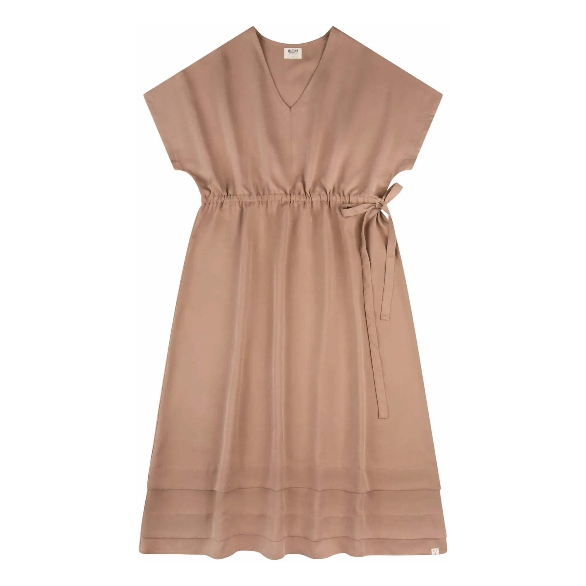 Matona – Tencel-Kleid | Hellbraun