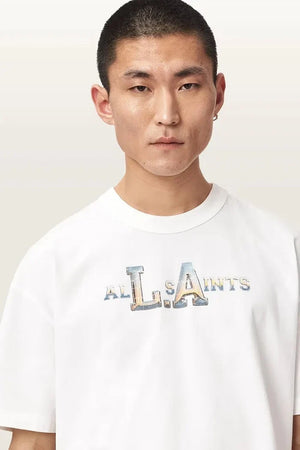 AllSaints erkek pamuklu tişört ANGELINO