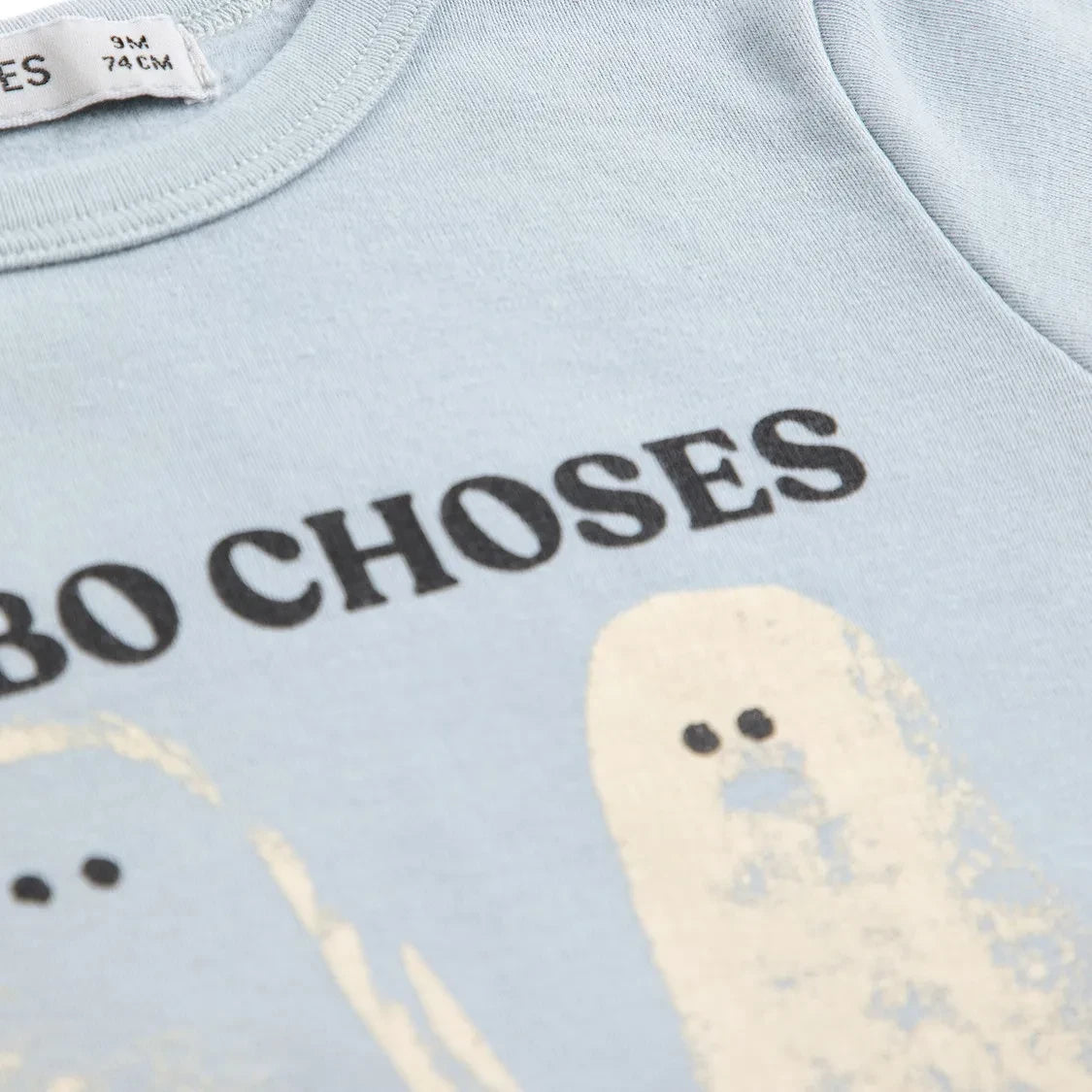 Bobo Choses – Geisterbody aus Bio-Baumwolle | Hellblau