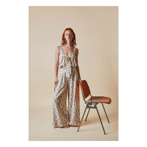 Emile et Ida - Bedruckte Hose | Creme