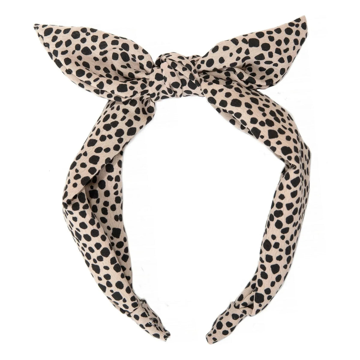 Rockahula Kids - Leoparden-Knoten-Haarband | Schwarz