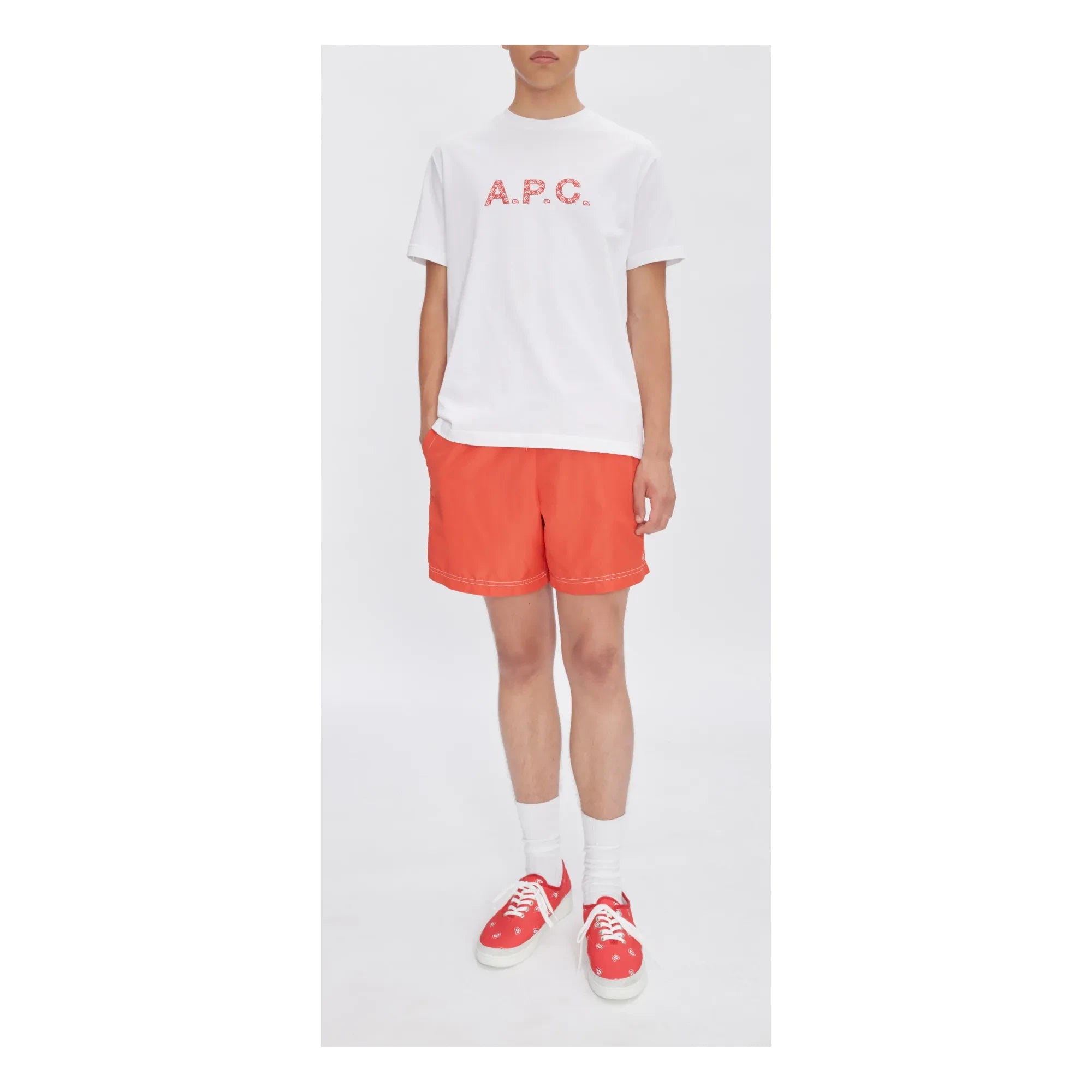 A.P.C. – T-Shirt James Bio-Baumwolle | Weiß
