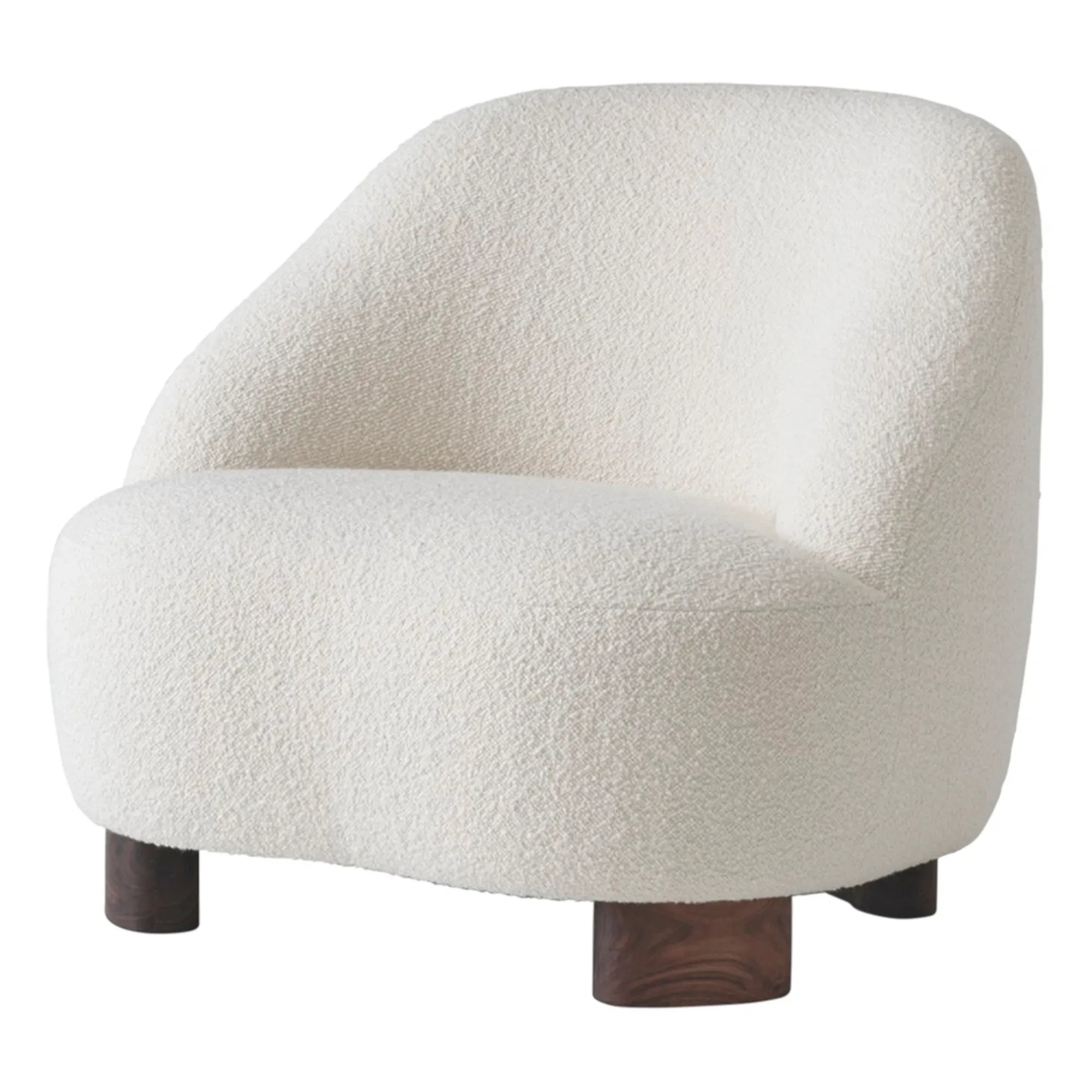 & Tradition - Margas LC1 Lounge Chair - Nussbaum Rahmen | Creme