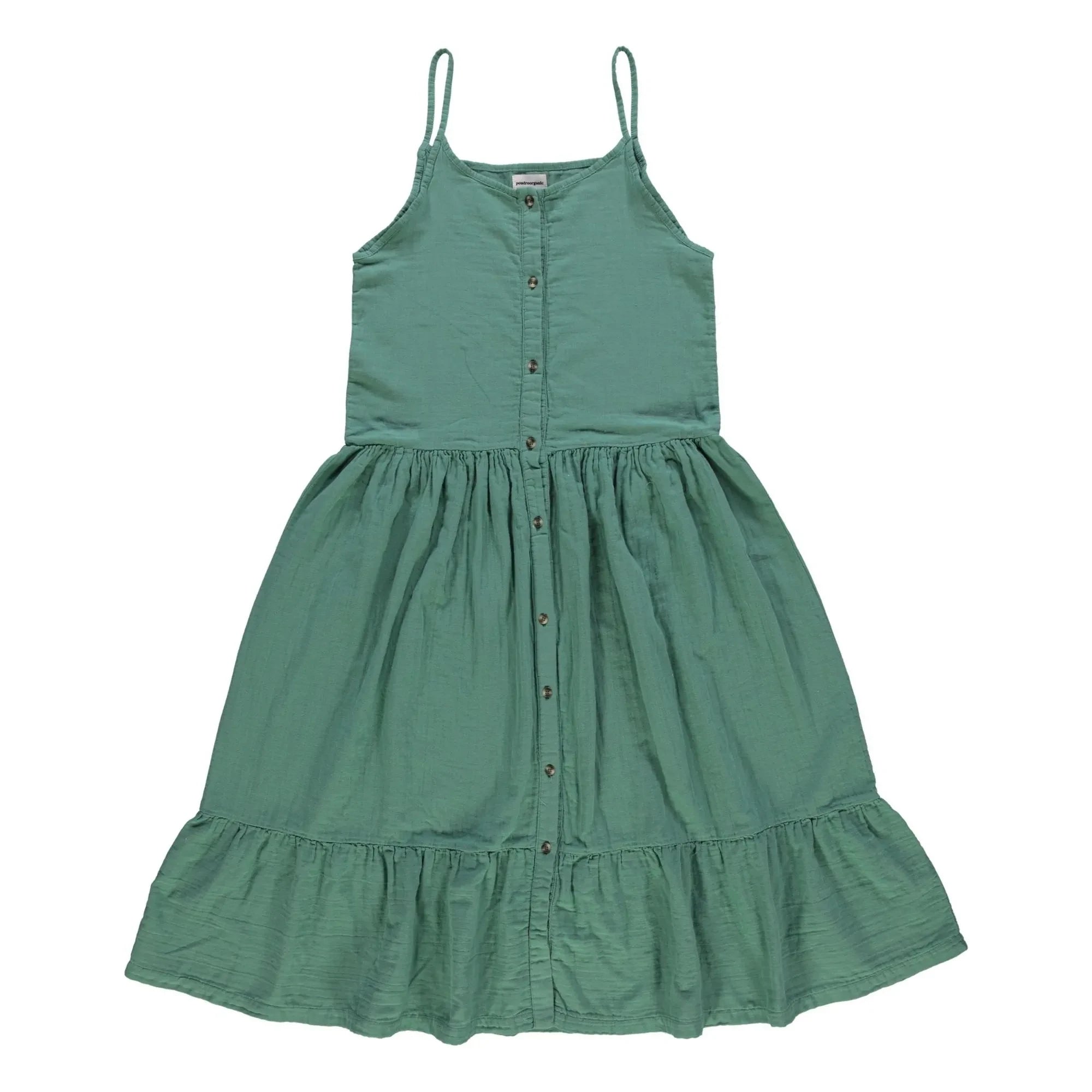 Poudre Organic - Celosie Kleid | Waldgrün