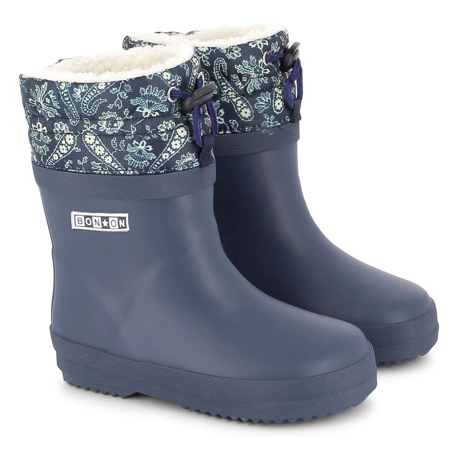 Bonton - Ploc Pelz-Regenstiefel | Marineblau
