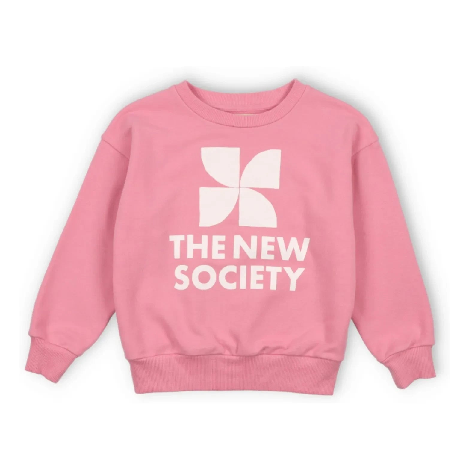 the new society - Mykonos Logo Sweat | Candy Pink