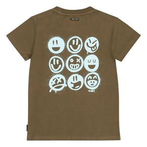 Tumble N'Dry - Recyceltes Baumwoll-Surface T-Shirt | Khaki-Braun