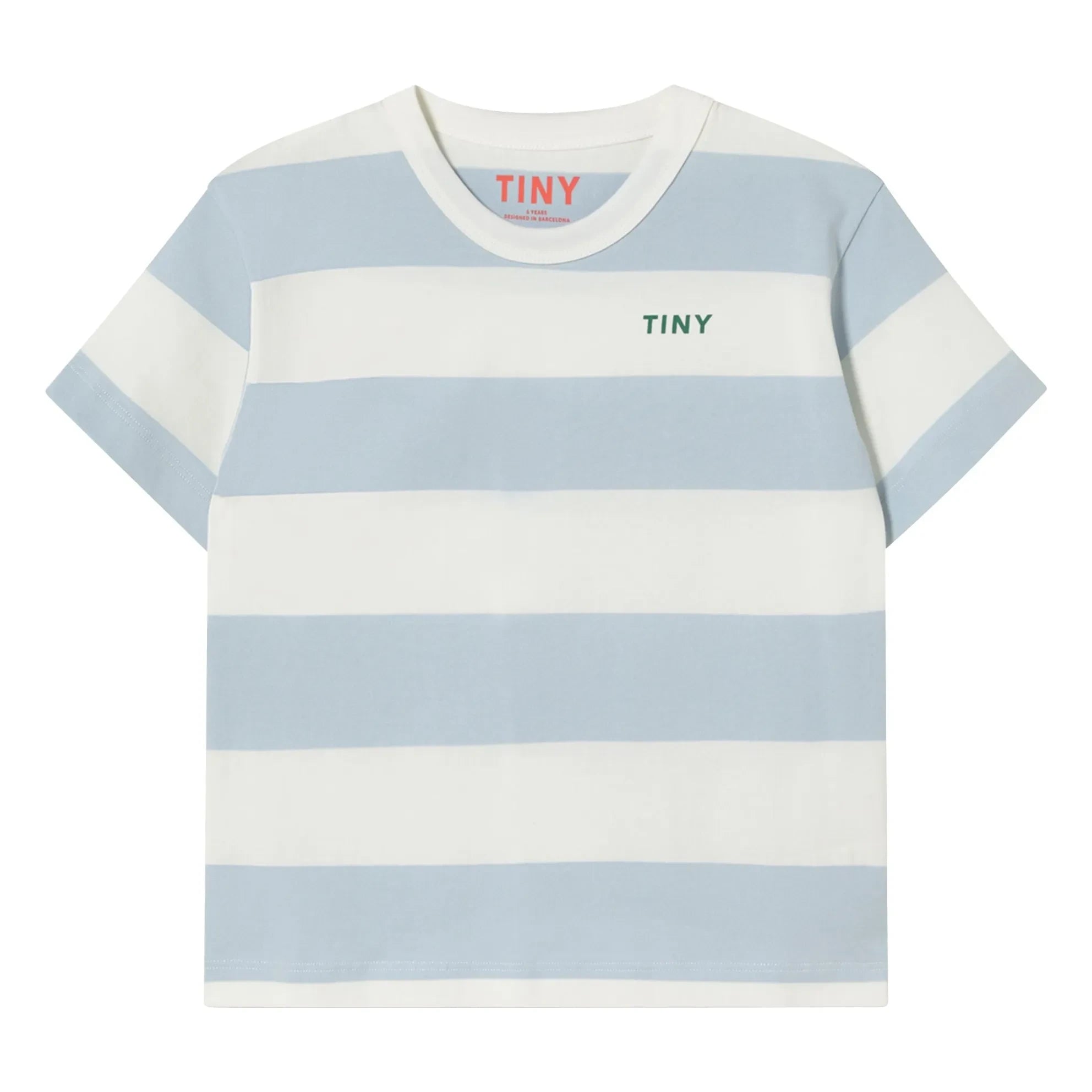 Tinycottons - Gestreiftes T-Shirt aus Bio-Baumwolle | Blau
