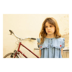 Louis Louise - Célestine Chambray Kleid | Hellblau