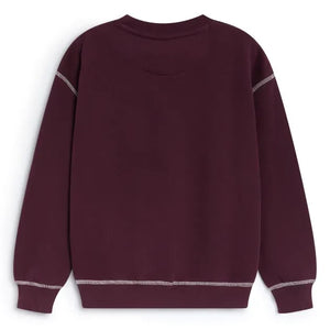 Die neue Gesellschaft – TNS Logo-Sweatshirt | Bordo