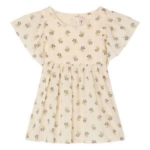 Bonpoint - Christie Fleurie Bluse aus Bio-Baumwolle | Ecru