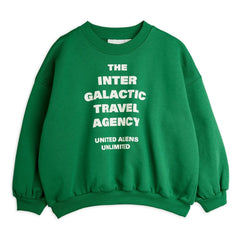 Mini Rodini - Sweat Travel Agency Bio-Baumwolle | Grün