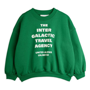 Mini Rodini - Sweat Travel Agency Bio-Baumwolle | Grün