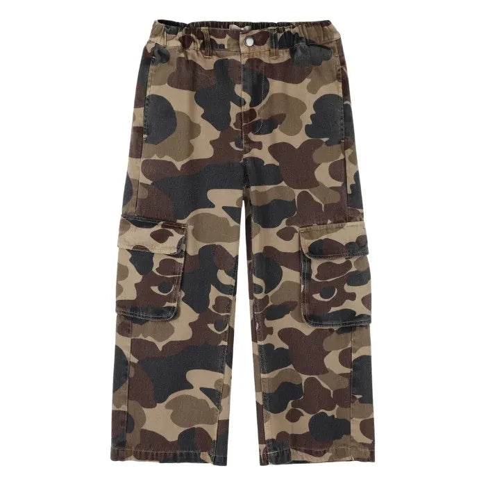 Jenest - Camouflage Cargo-Hose | Karamell