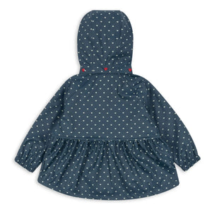 Konges Sløjd - Regenjacke Rainy Coeurs | Dunkelblau