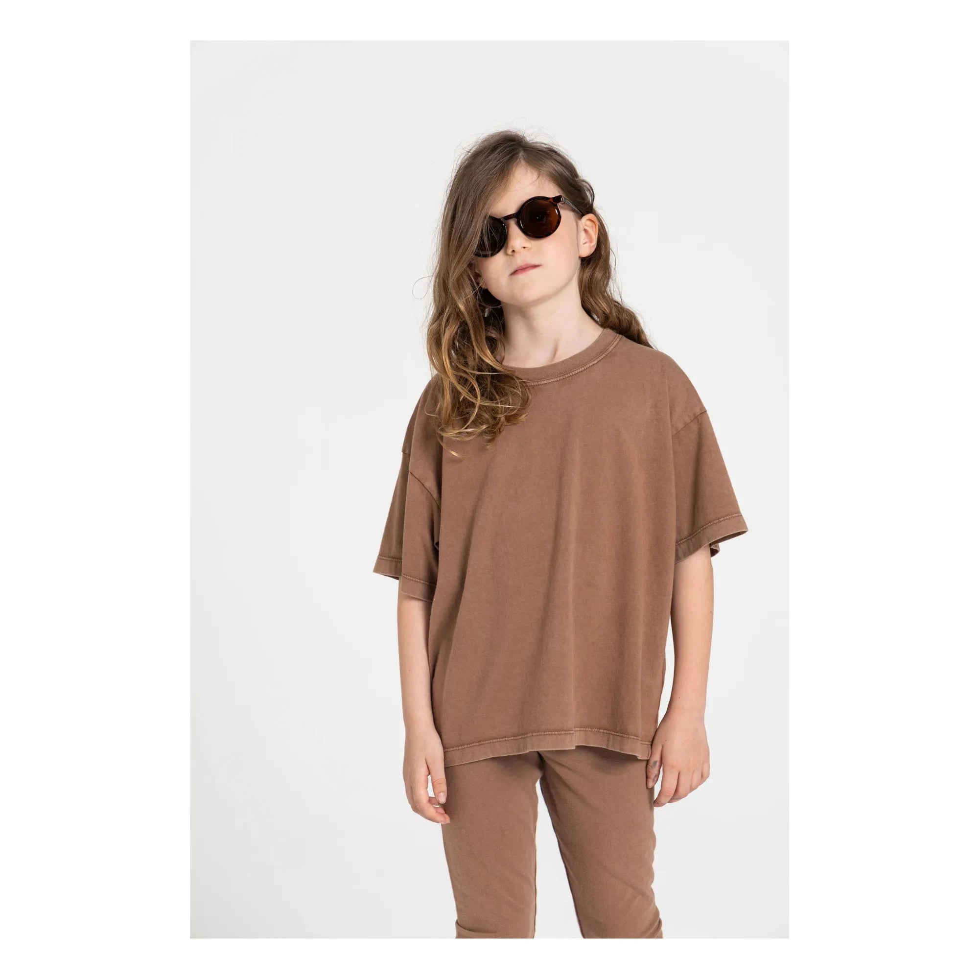 Smallable Kid - Liv T-Shirt Bio-Baumwolle | Braun
