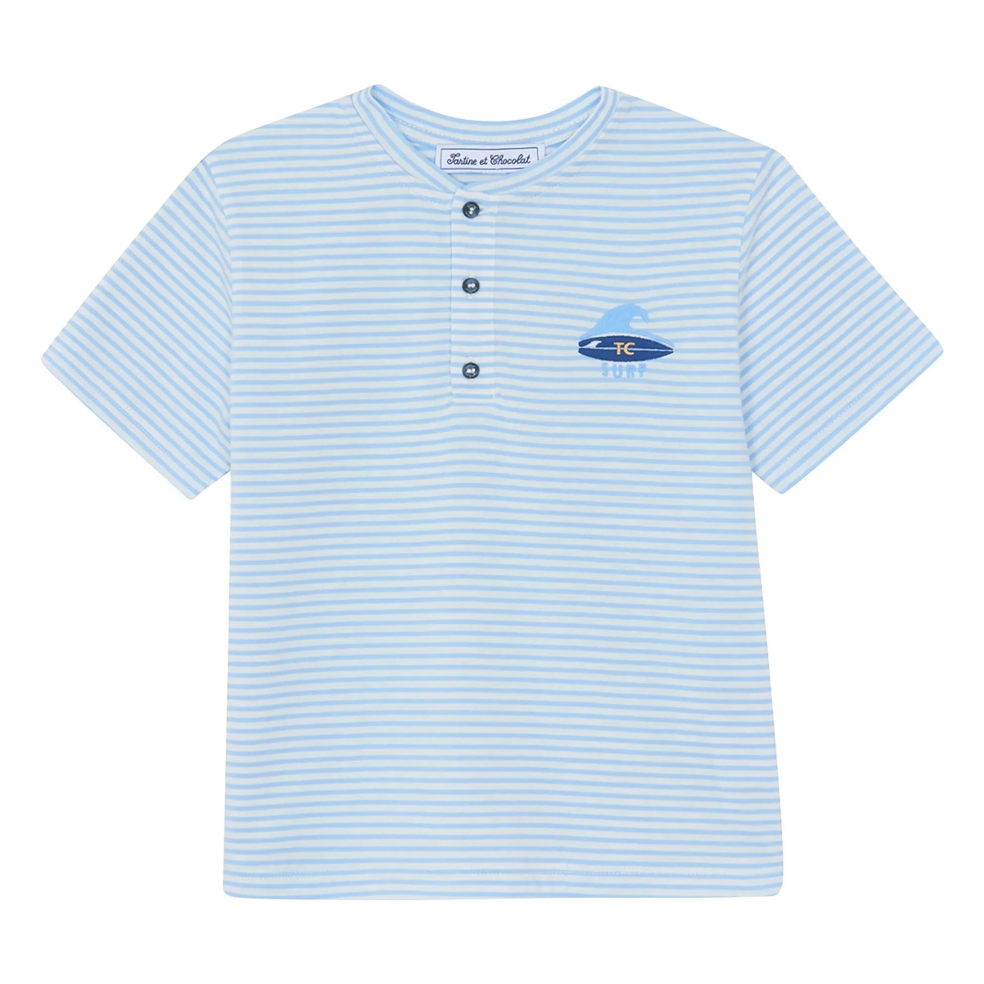 Tartine et Chocolat - Surf-T-Shirt | Hellblau