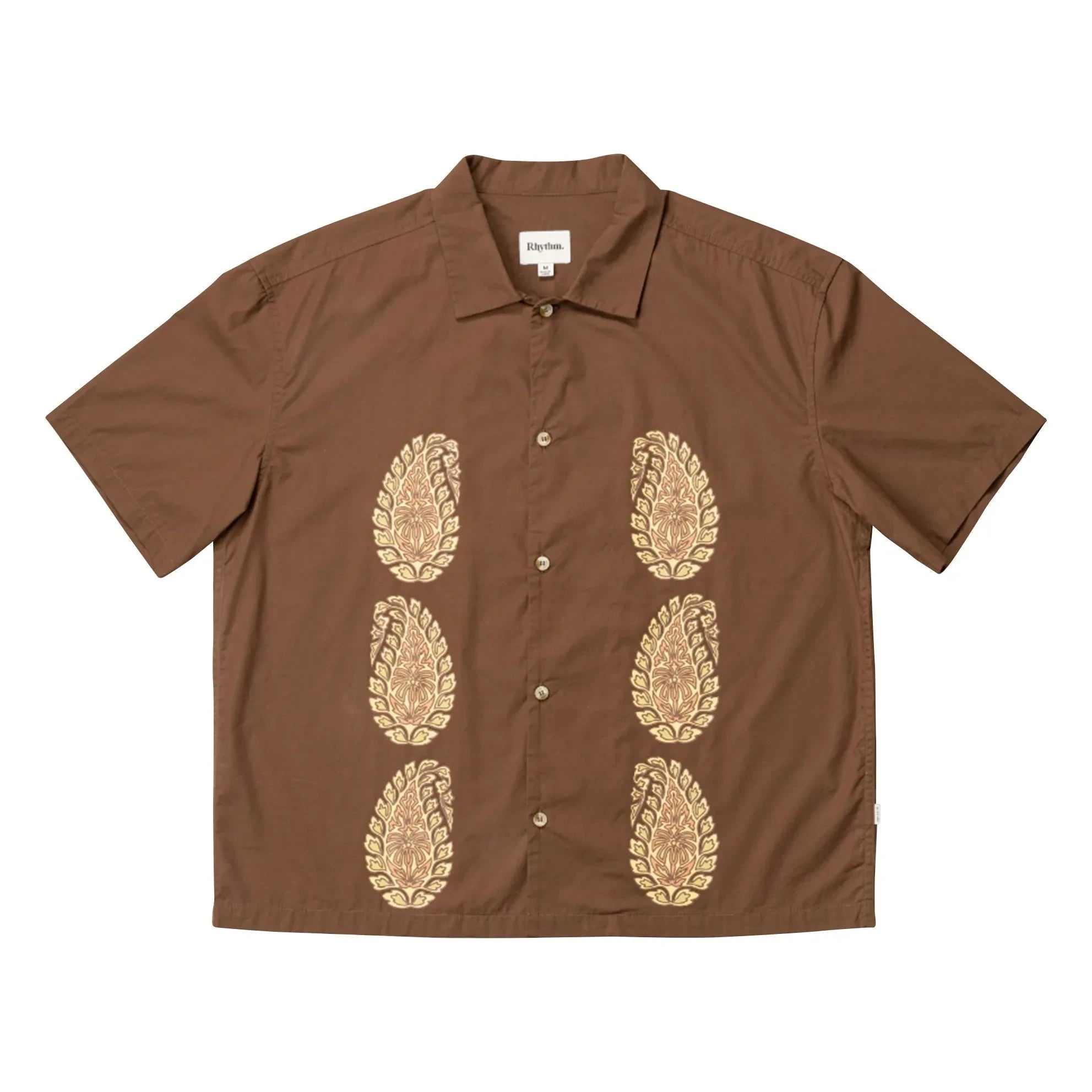 Rhythm – Mirissa Relaxed Kurzarm-Shirt | Braun