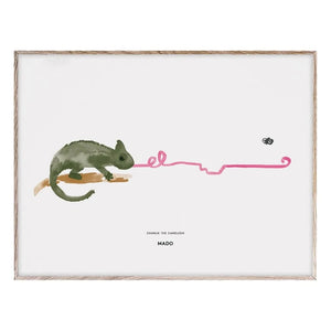 Mado - Charlie das Chamäleon Poster 40x30 cm