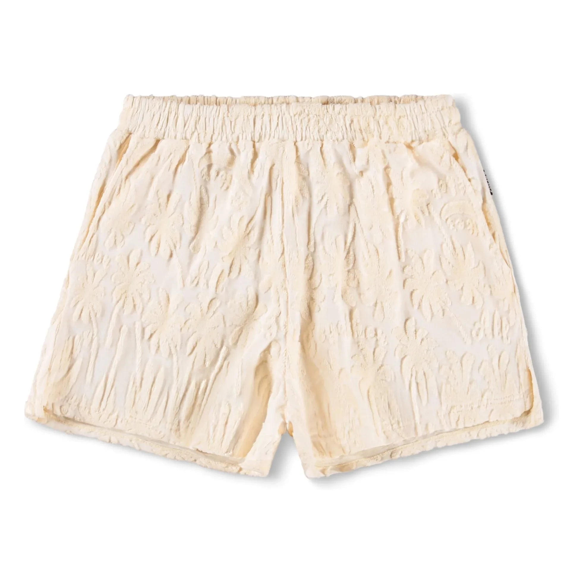 Molo - Angela Palm Frottee-Shorts | Ecru