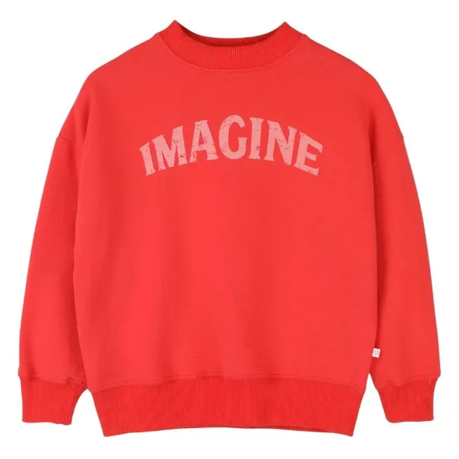 Jenest - Bird Bio-Baumwoll-Sweatshirt | Rot