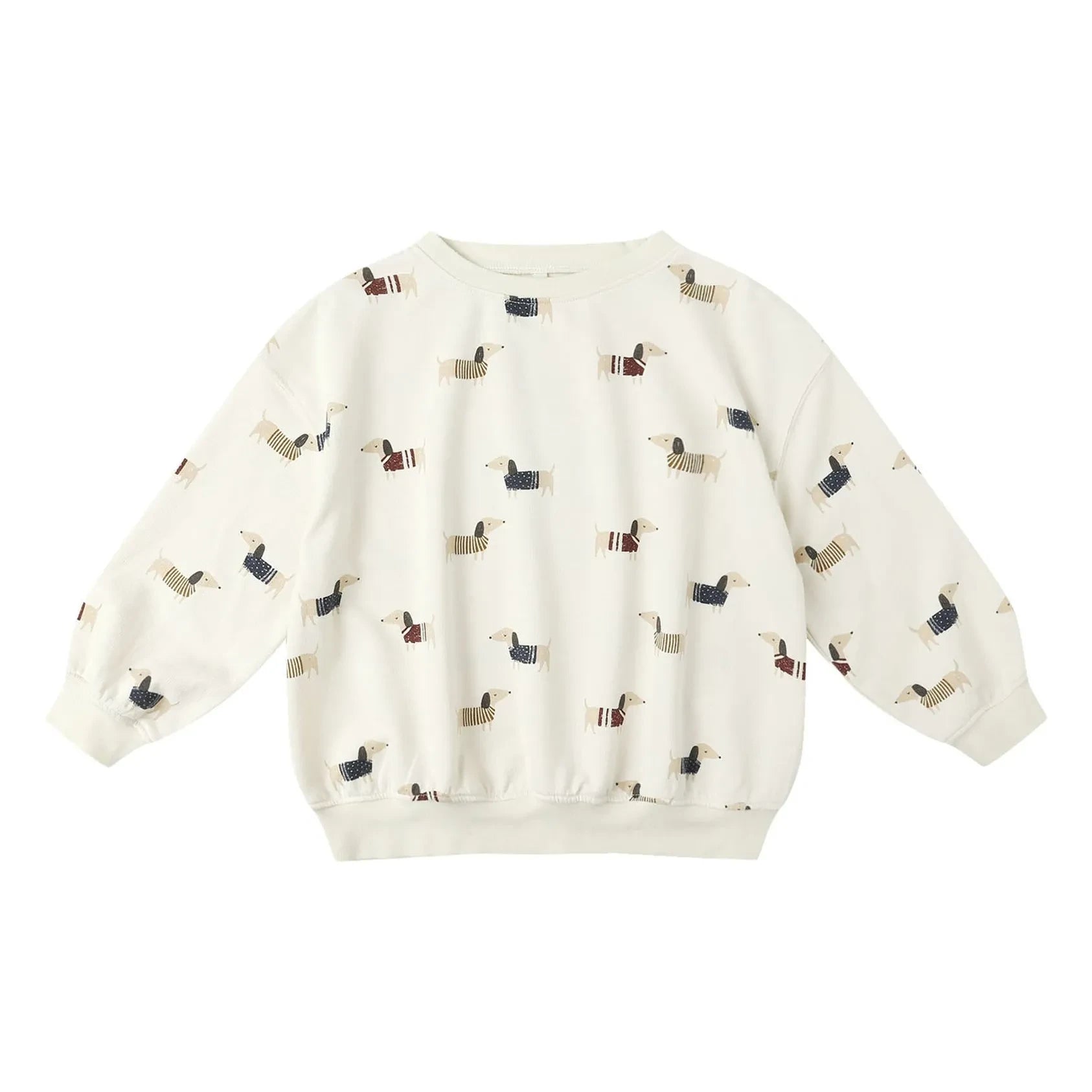 Rylee + Cru - Dackel-Sweatshirt | Ecru