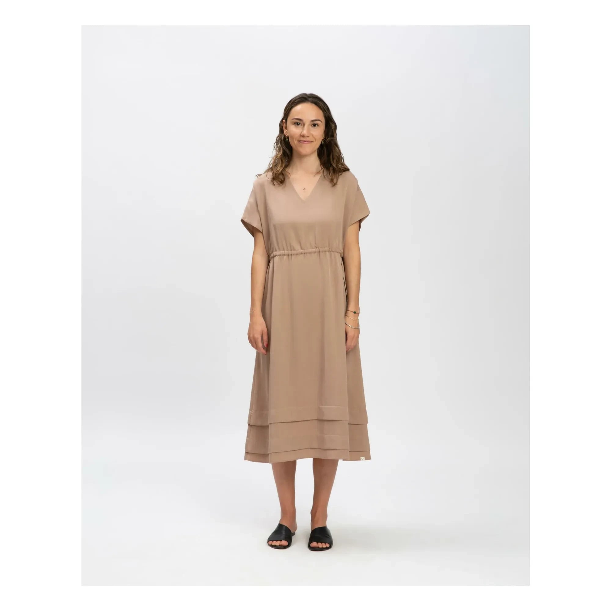 Matona – Tencel-Kleid | Hellbraun