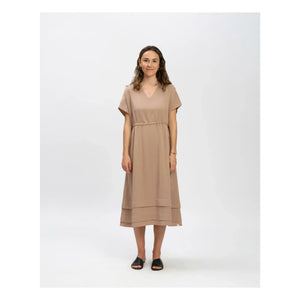 Matona – Tencel-Kleid | Hellbraun