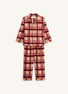 Apaches - Pavan Tartan Pyjama | Rosa