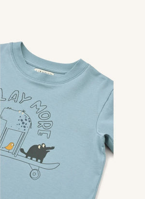 Liewood - Francis Play More T-Shirt aus organischer Baumwolle | Blau