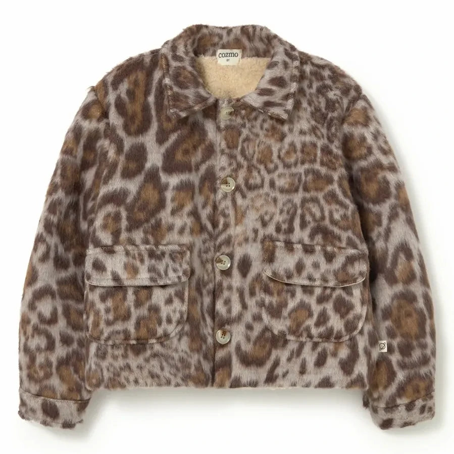 Cozmo - Riga Leopard Jacke | Braun