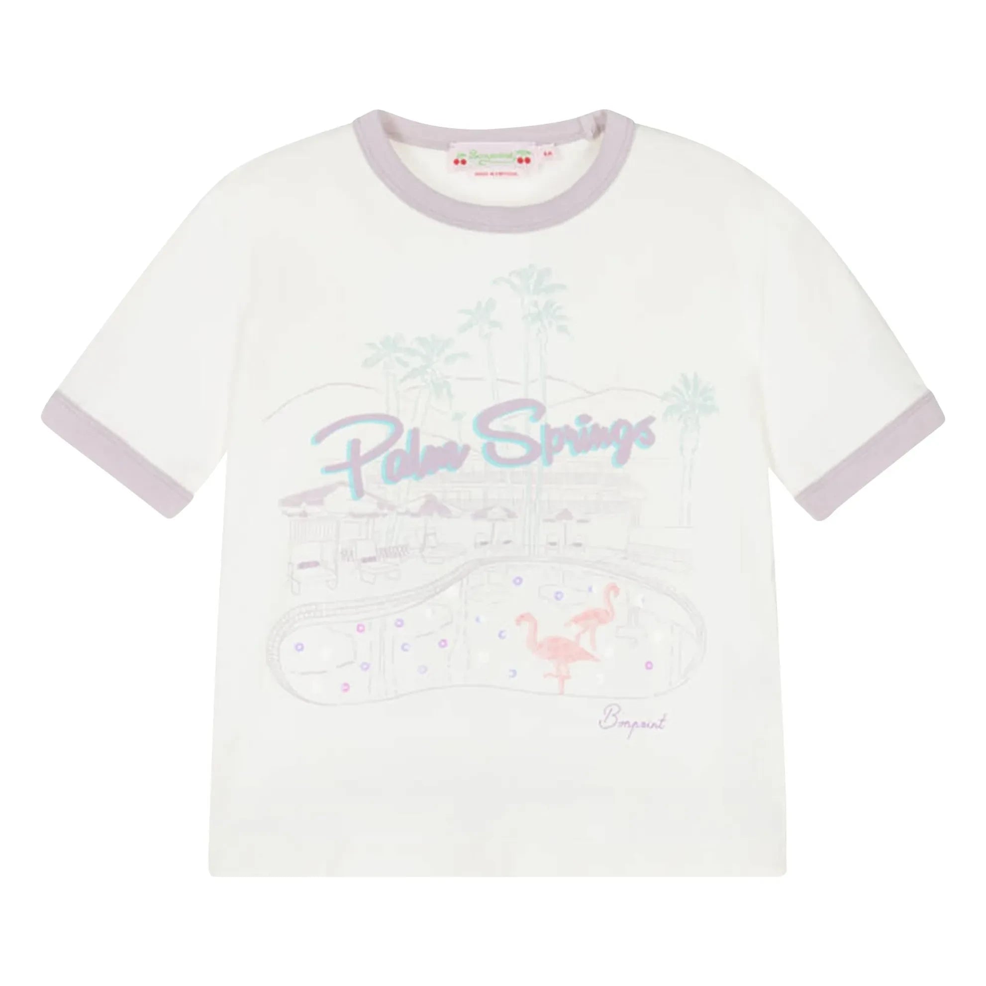 Bonpoint - Emma T-Shirt aus Bio-Baumwolle | Creme