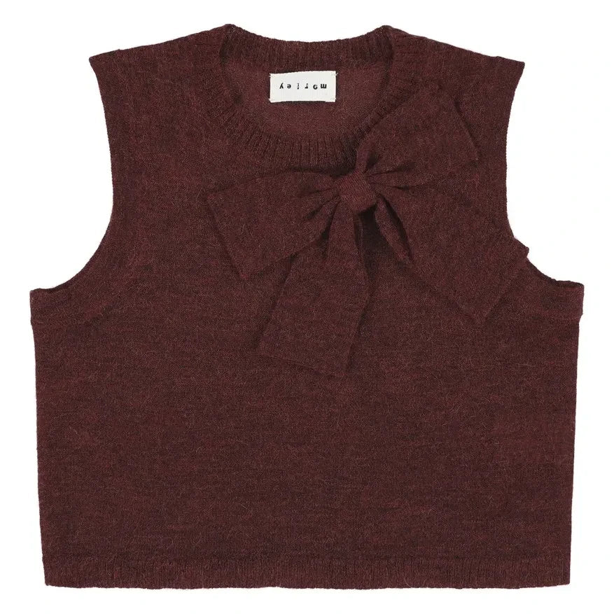 Morley - Zahara Ärmelloser Wollpullover | Bordeaux