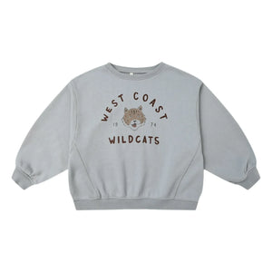 Rylee + Cru - Wildcats Oversized Sweatshirt | Grau meliert