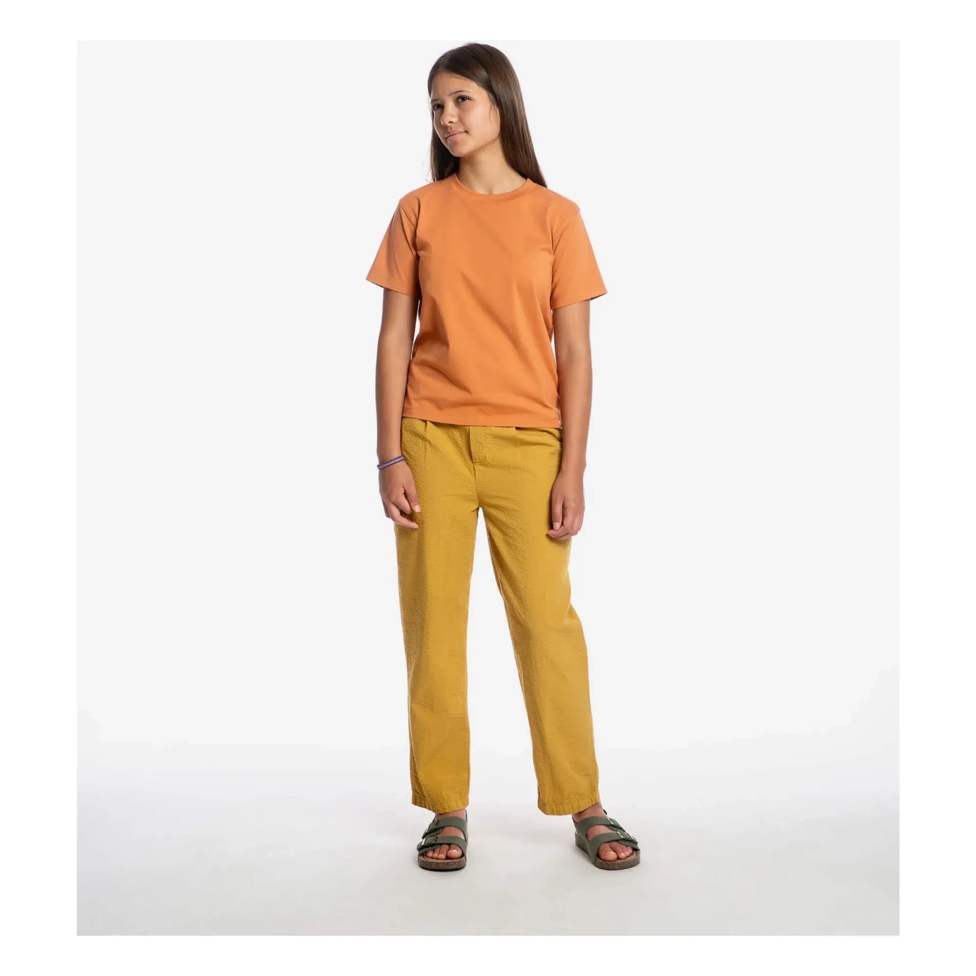 Matona - Sommerliches Uni-T-Shirt Bio-Baumwolle | Orange