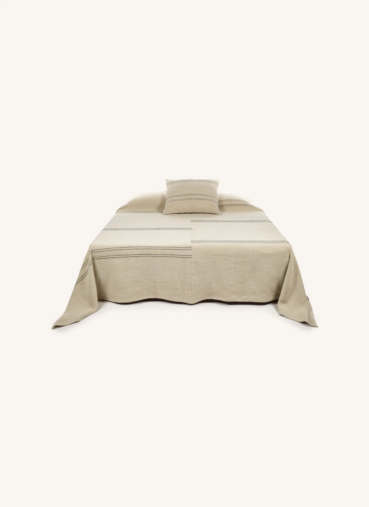 Libeco - Streifende Bettdecke - 260 x 240cm | Ecru