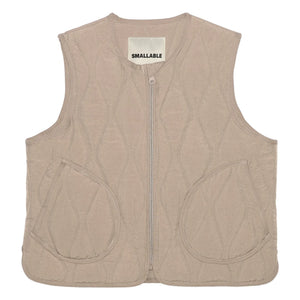 Smallable Kid - Ärmellose Stepp-Cheer-Jacke | Dunkelgrau
