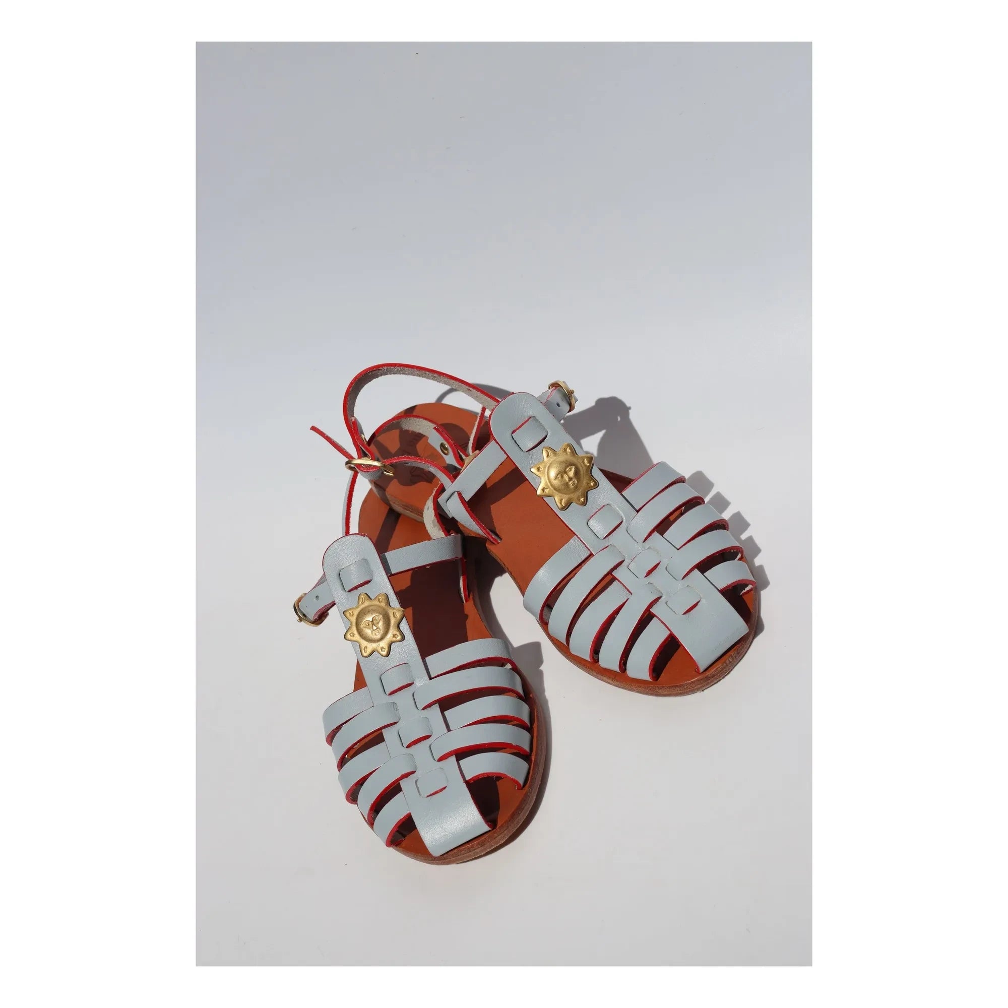 Mama Praïa - Fisherman Gloria Sun Sandalen | Hellblau