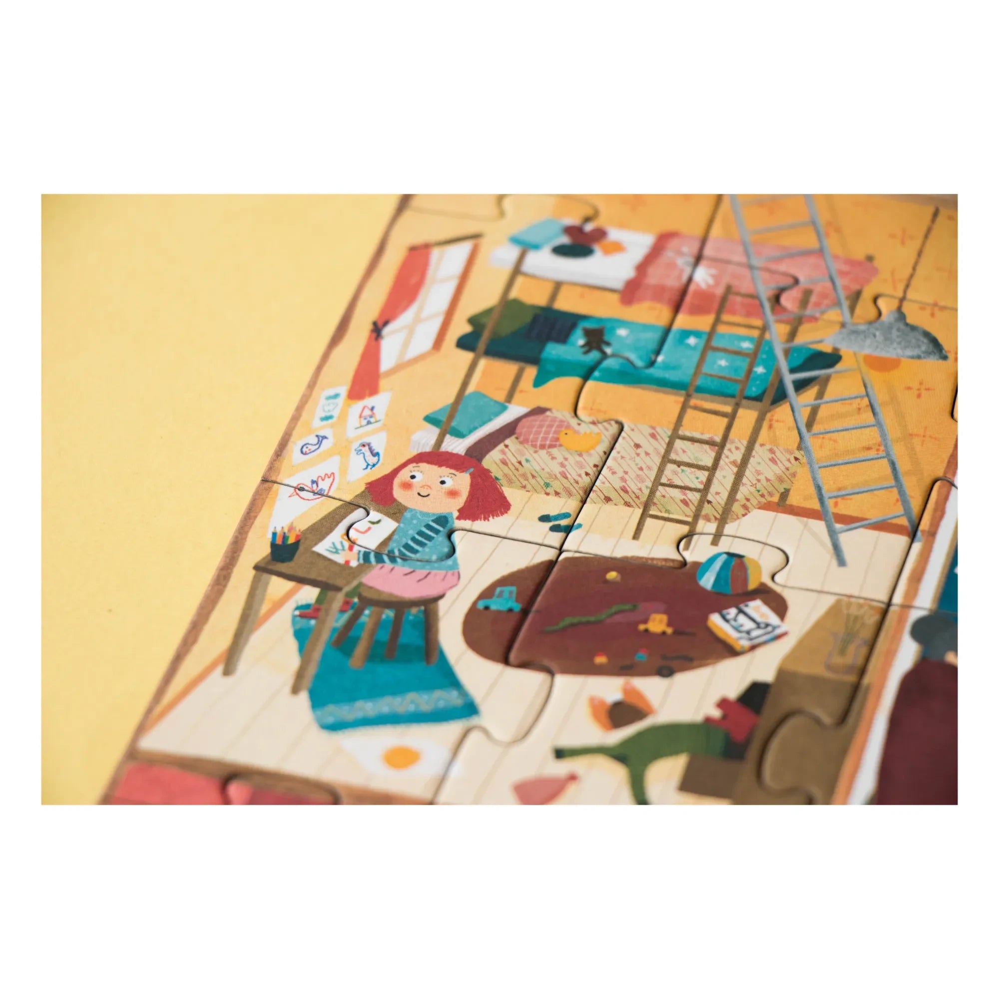 Londji - Beidseitiges Willkommen zu Hause Puzzle - 36 Teile