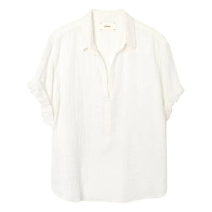 Xirena - Cruz Bluse aus Baumwollmusselin | Weiß