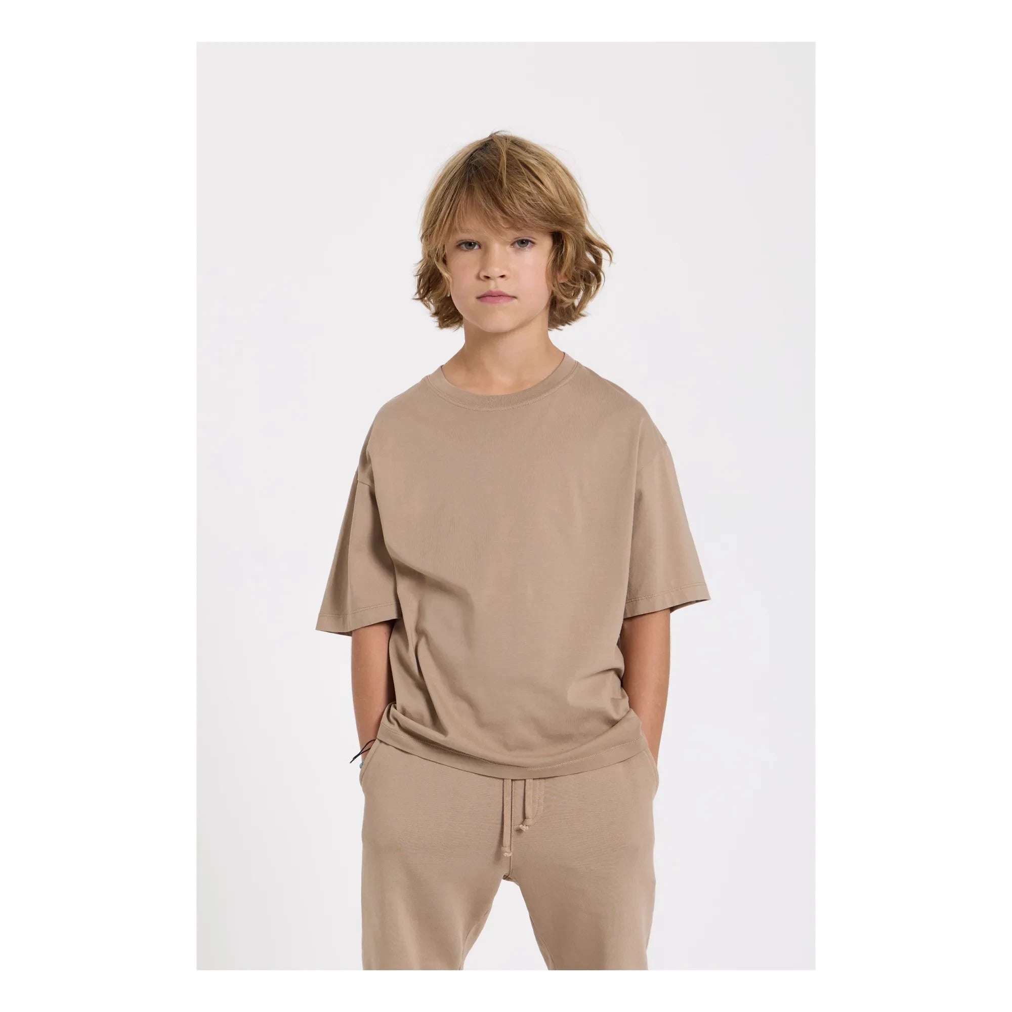 Smallable Kid - Nils T-Shirt aus Bio-Baumwolle | Erdbraun