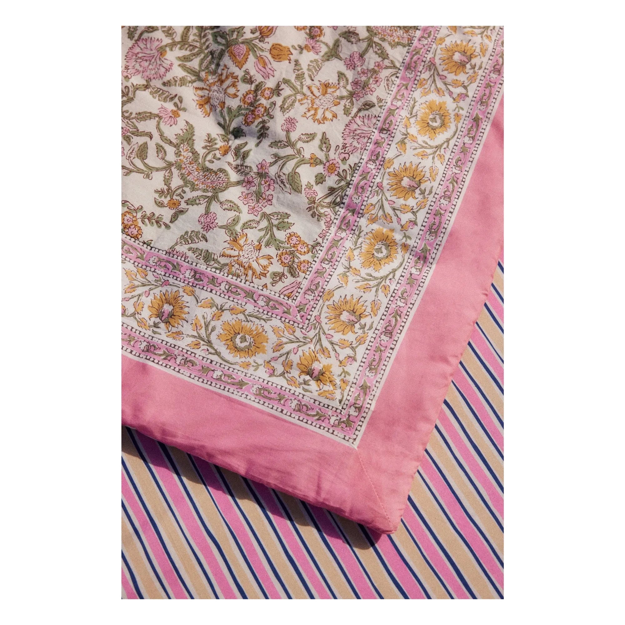 Louise Misha - Enoha Bio-Baumwoll-Decke | Rosa