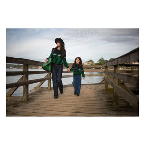 Le Minor - Gestreifter Merinowoll-Pullover x Smallable | Marineblau