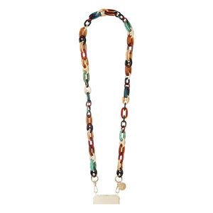 LaCoqueFrançaise - Bernsteinkette 120 cm | Mehrfarbig