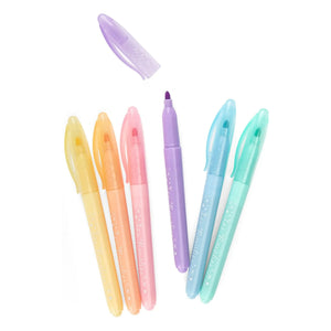 Moulin Roty - Les Rosalies Filzstifte Pastell - 6er-Pack